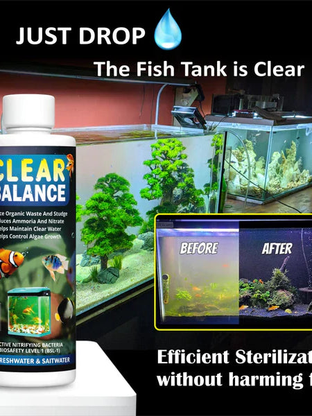 ClearBalance™ – Automatic Fish Tank Cleaning Agent – (Buy 1 Get 2 Free🔥)